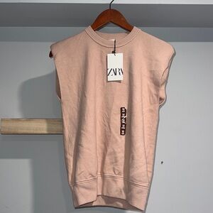 Zara brown sweater vest NWT‎